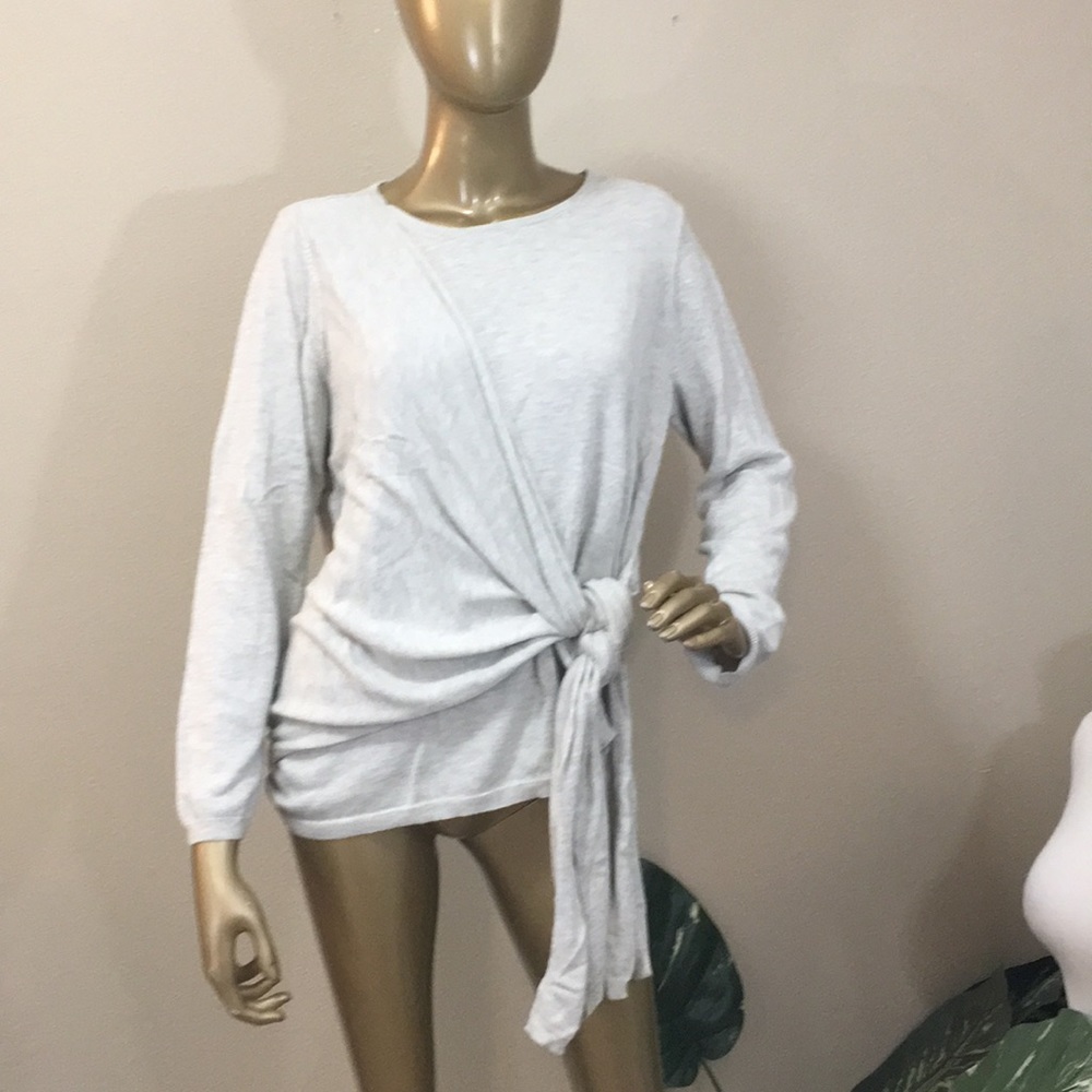 A NEW DAY Grey wrap sweater, XXL